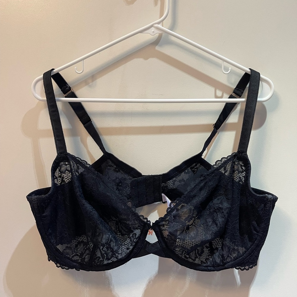 Savage X Fenty Black Lace Bra 40DD